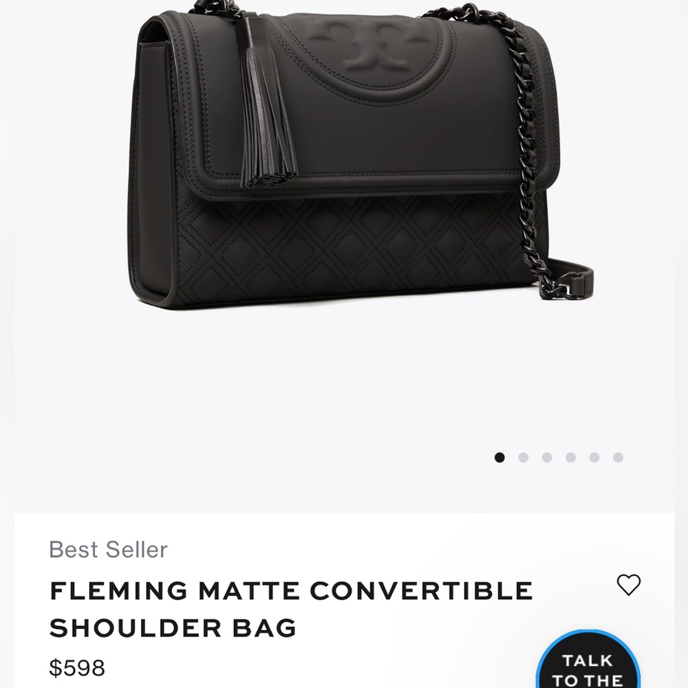 Tory Burch Matte Fleming bag